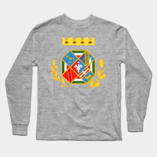 Lazio / Vintage-Look Region Flag Design Long Sleeve T-Shirt